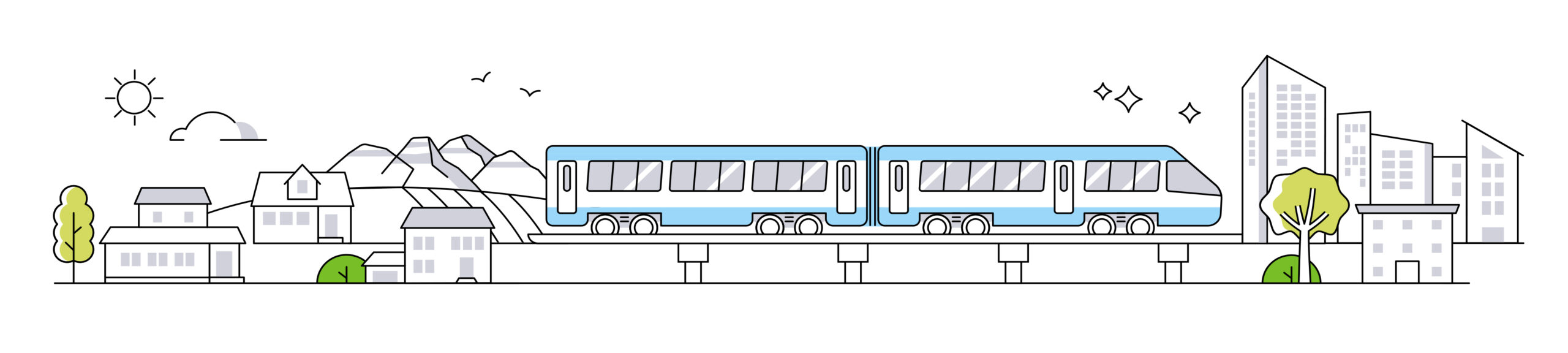 Alberta Passenger Rail Project Identifier Commuter Rail Illustration